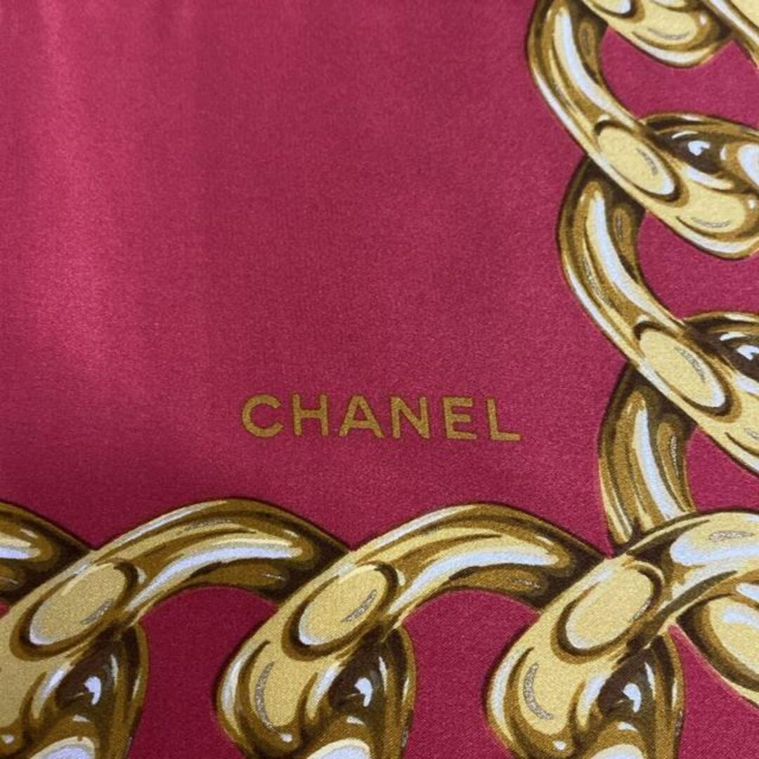 CHANEL - CHANEL(シャネル) スカーフ美品 ココマーク レッド CHANEL - CHANEL(シャネル) スカーフ美品 ココマーク レッド
