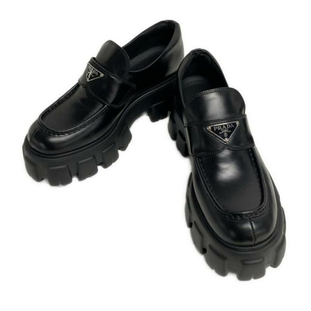 PRADA - PRADA(プラダ) ローファー 40 レディース美品 モノリス PRADA - PRADA(プラダ) ローファー 40 レディース美品 モノリス
