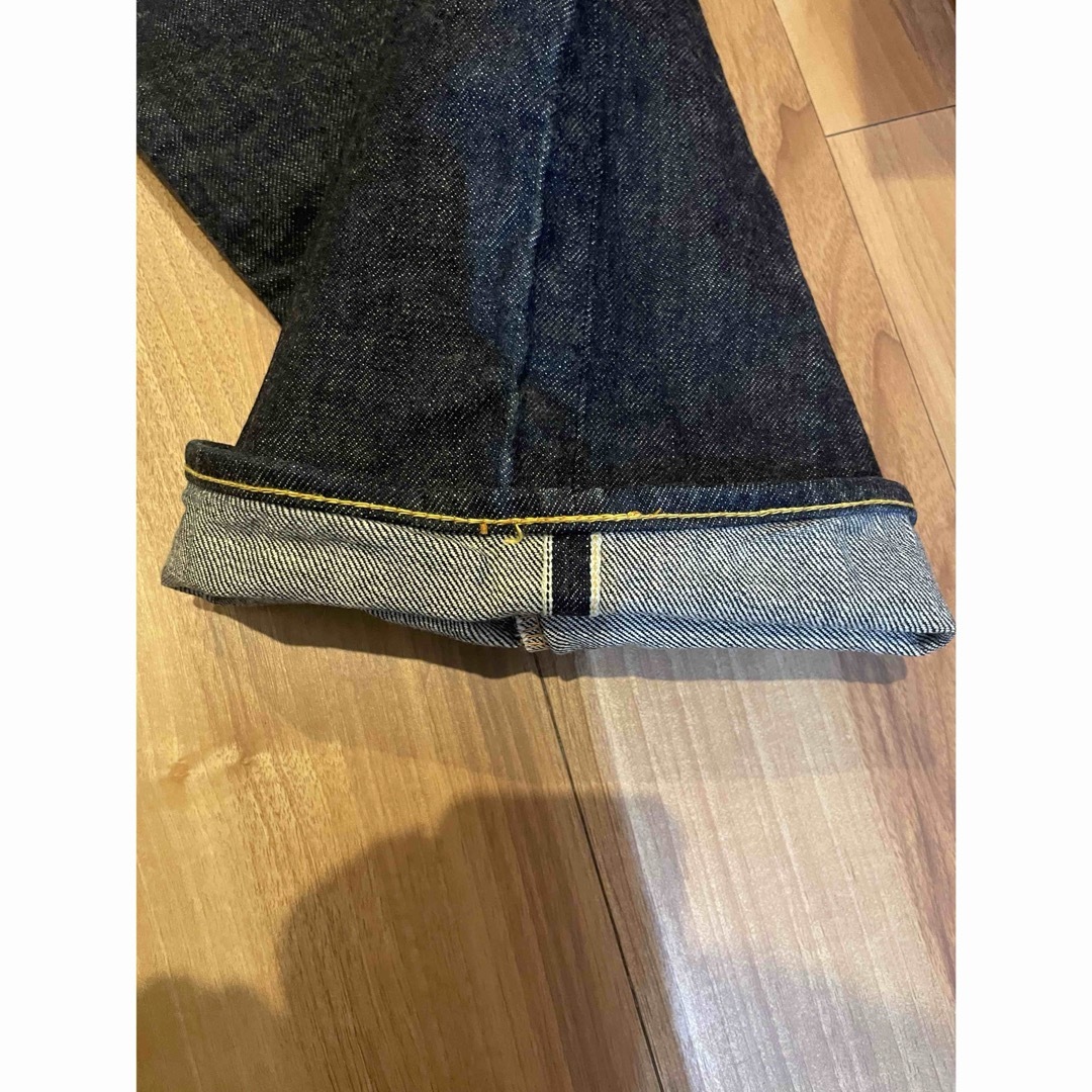EVISU - サイズ35 水色カモメ 虎耳 2002 濃紺 美品 エヴィス EVISU - サイズ35 水色カモメ 虎耳 2002 濃紺 美品 エヴィス