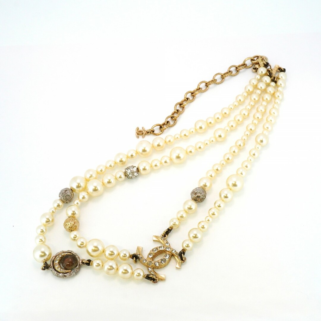 CHANEL - 【5jdb0439】シャネル ネックレス ココマーク 丸型