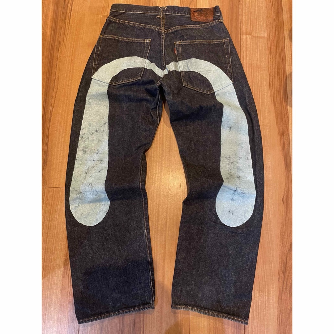 EVISU - サイズ30 水色大黒 虎耳 2001 NO2 エヴィス エビスの EVISU - サイズ30 水色大黒 虎耳 2001 NO2 エヴィス エビスの