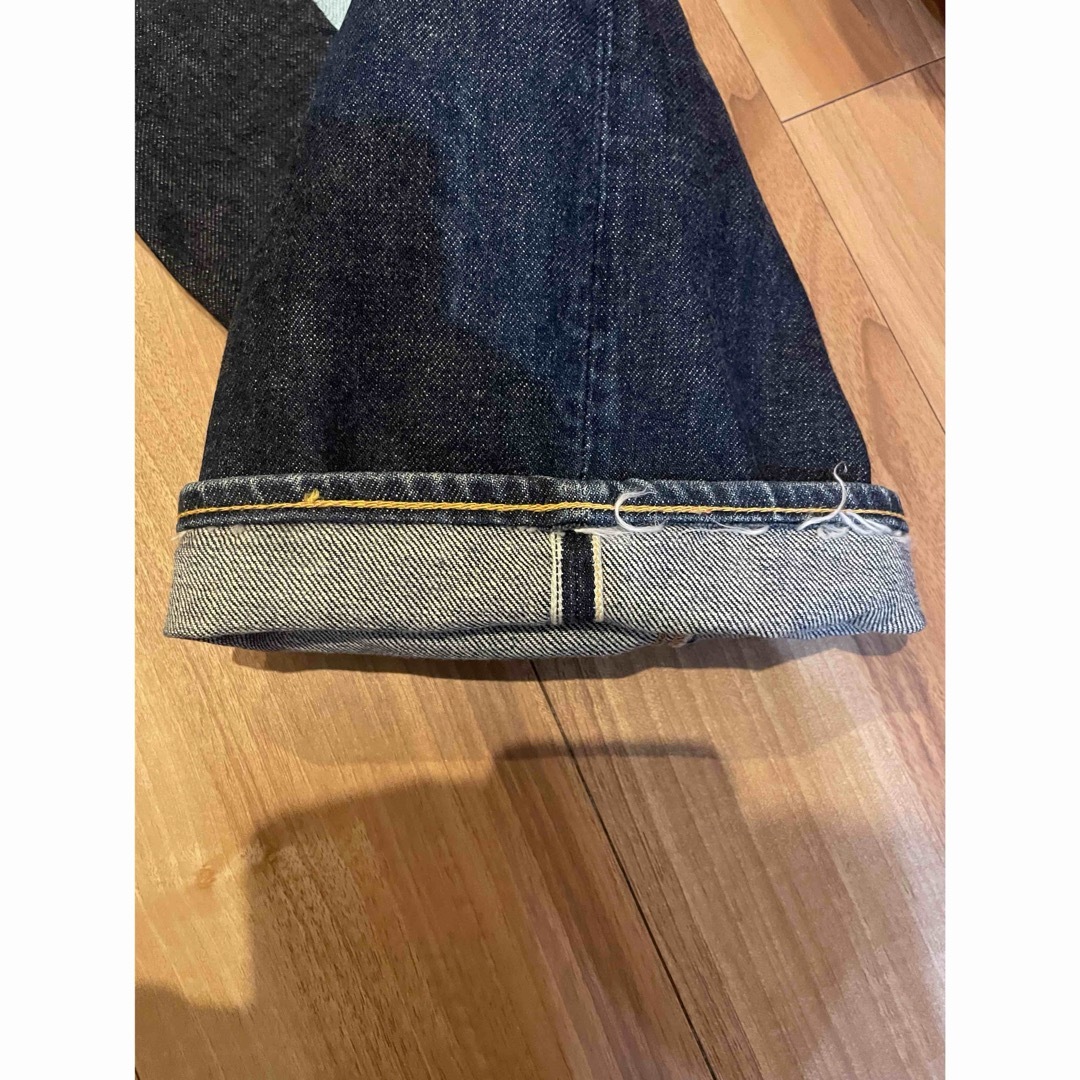 EVISU - サイズ30 水色大黒 虎耳 2001 NO2 エヴィス エビスの EVISU - サイズ30 水色大黒 虎耳 2001 NO2 エヴィス エビスの