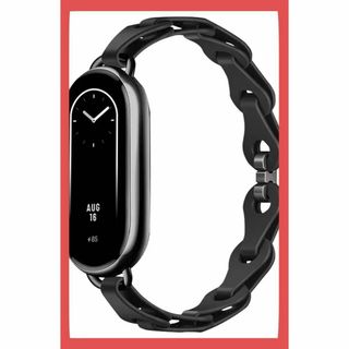 シリコンバンド Xiaomi Mi Band 8.9対応 交換ベルト シリコン(ラバーベルト)