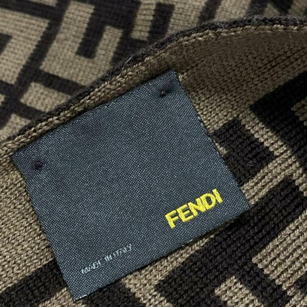 FENDI - FENDI(フェンディ) マフラー美品 - ダークブラウン FENDI - FENDI(フェンディ) マフラー美品 - ダークブラウン
