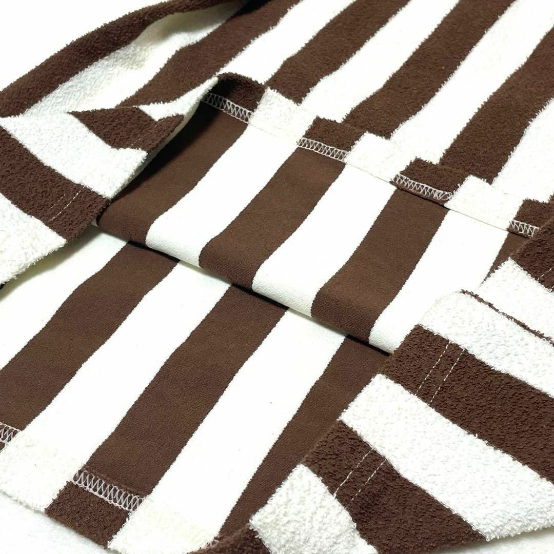 FENDI - FENDI フェンディ 美品✨ パイル地 ペカン柄 半袖 44 FENDI - FENDI フェンディ 美品✨ パイル地 ペカン柄 半袖 44