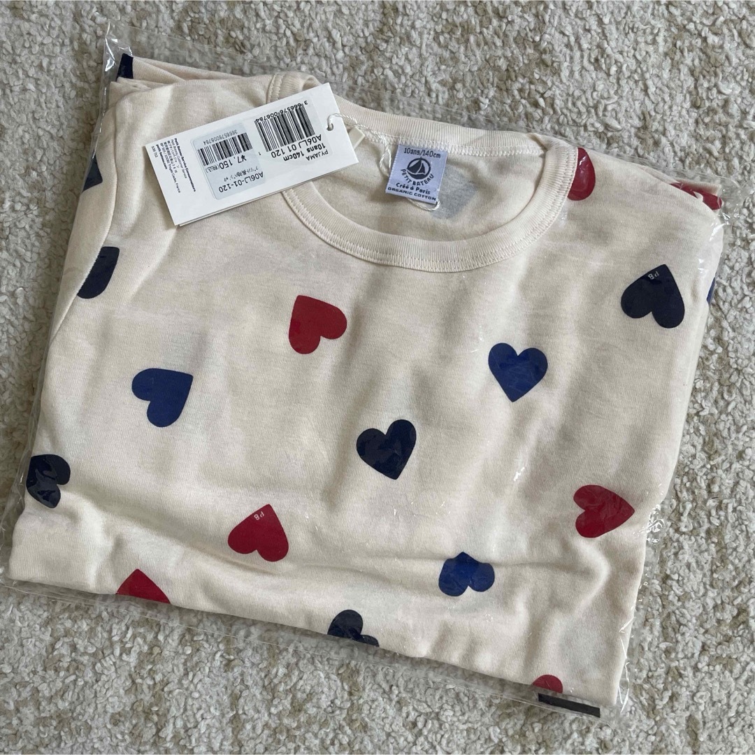 PETIT BATEAU - 新品☆ PETITBATEAU プチバトー ハート柄 PETIT BATEAU - 新品☆ PETITBATEAU プチバトー ハート柄