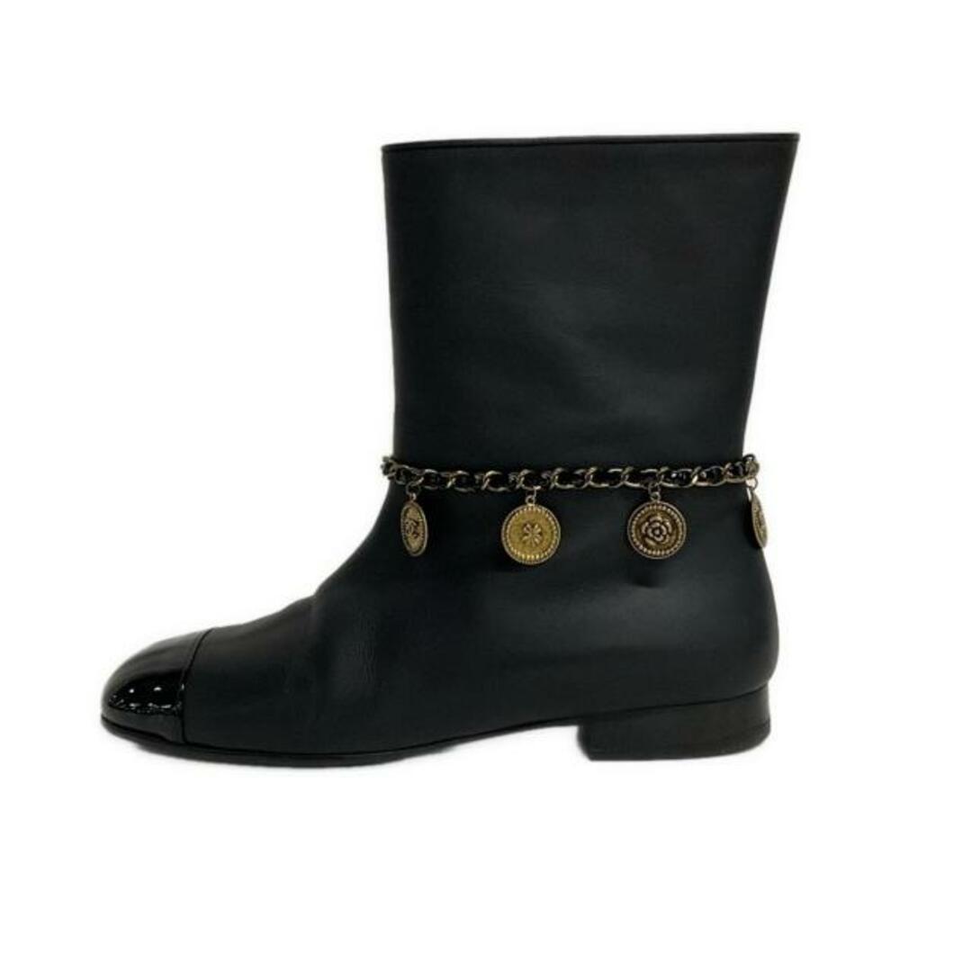 CHANEL - CHANEL(シャネル) ショートブーツ 37 1/2C レディース CHANEL - CHANEL(シャネル) ショートブーツ 37 1/2C レディース