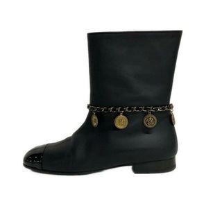 CHANEL - CHANEL(シャネル) ショートブーツ 37 1/2C レディース CHANEL - CHANEL(シャネル) ショートブーツ 37 1/2C レディース