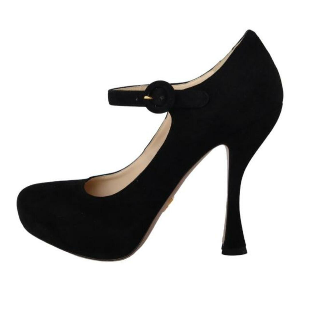 PRADA - PRADA(プラダ) パンプス 38 1/2 レディース - 黒の通販 PRADA - PRADA(プラダ) パンプス 38 1/2 レディース - 黒の通販