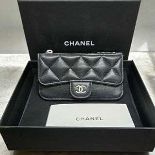 CHANEL - CHANEL(シャネル) コインケース ビコローレ 黒 レザー CHANEL - CHANEL(シャネル) コインケース ビコローレ 黒 レザー