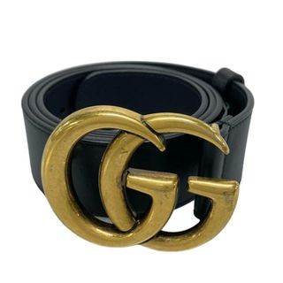 GUCCI - GUCCI(グッチ) ベルト 90.36 GGマーモント 397660 黒 GUCCI - GUCCI(グッチ) ベルト 90.36 GGマーモント 397660 黒