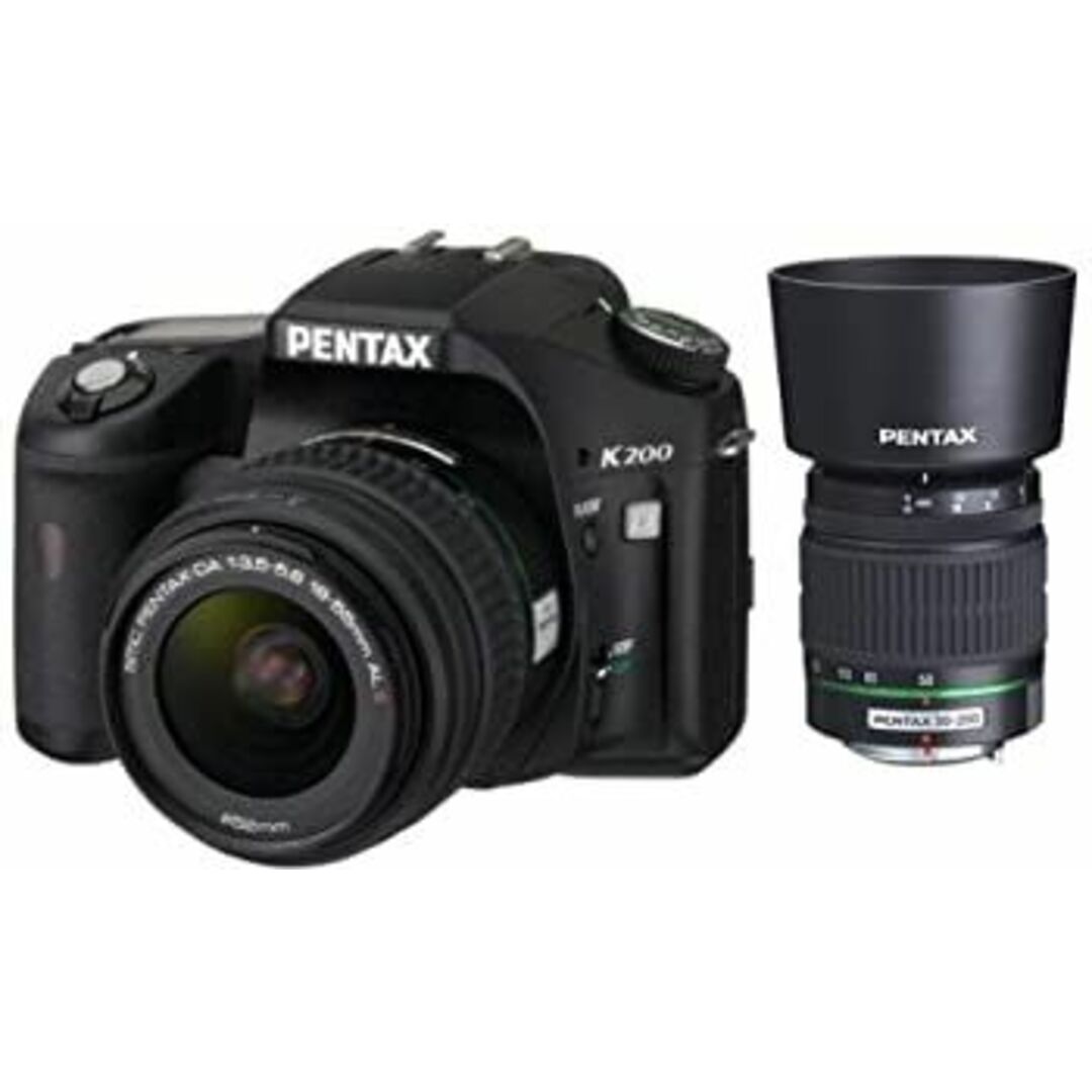 PENTAX デジタル一眼レフカメラ K200D ダブルズームキット スマホ/家電/カメラのカメラ(デジタル一眼)の商品写真