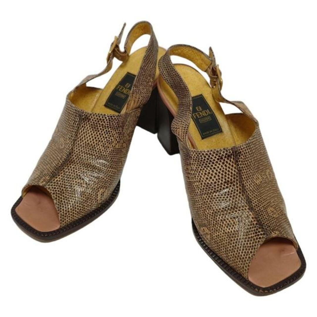 FENDI - FENDI(フェンディ) サンダル 38 1/2 レディース FENDI - FENDI(フェンディ) サンダル 38 1/2 レディース