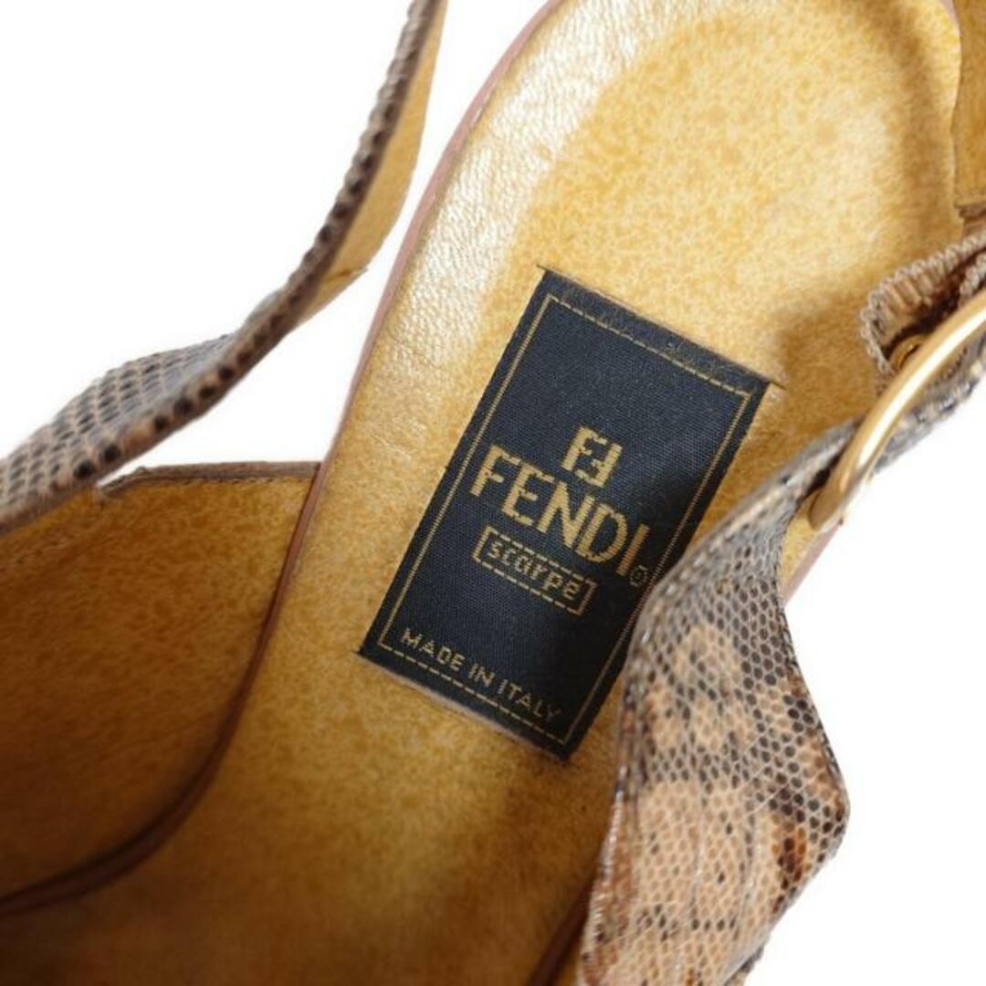 FENDI - FENDI(フェンディ) サンダル 38 1/2 レディース FENDI - FENDI(フェンディ) サンダル 38 1/2 レディース