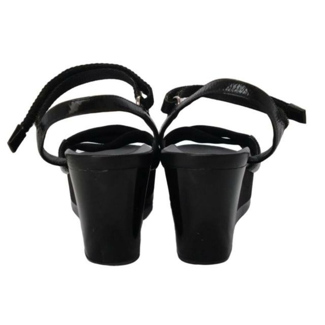 PRADA SPORT(プラダスポーツ) サンダル 37 レディース 黒 レザー PRADA SPORT(プラダスポーツ) サンダル 37 レディース 黒 レザー