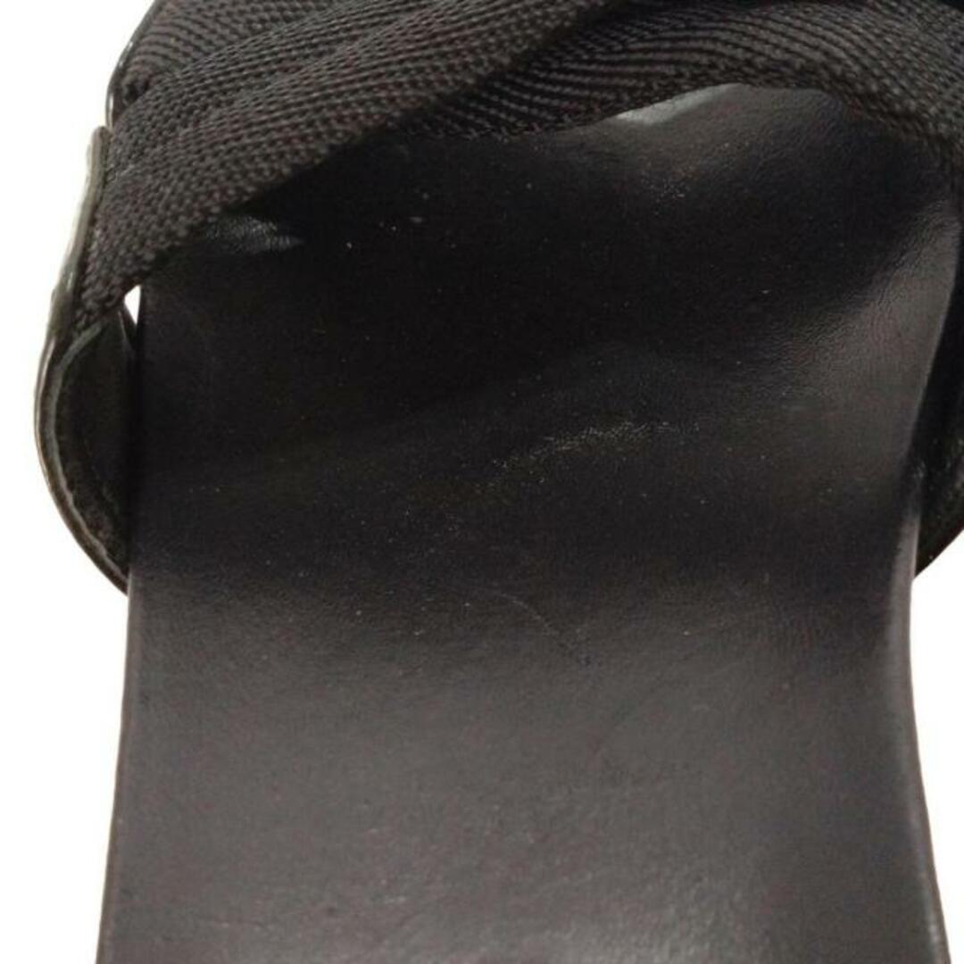 PRADA SPORT(プラダスポーツ) サンダル 37 レディース 黒 レザー PRADA SPORT(プラダスポーツ) サンダル 37 レディース 黒 レザー