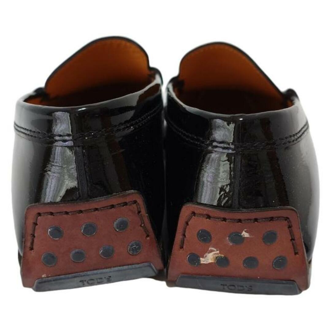 TOD'S - TOD'S(トッズ) ローファー 36 レディース - 黒 レザーの TOD'S - TOD'S(トッズ) ローファー 36 レディース - 黒 レザーの