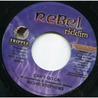 ジャマイカ7” Richie Stephens / Willy Justice Cant Go On / Rastafari NONE Rebel Riddim /00080(その他)