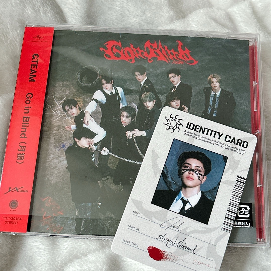 &TEAM(エンティーム)の&TEAM Go in Blind (月狼) CD 通常盤 エンタメ/ホビーのCD(K-POP/アジア)の商品写真