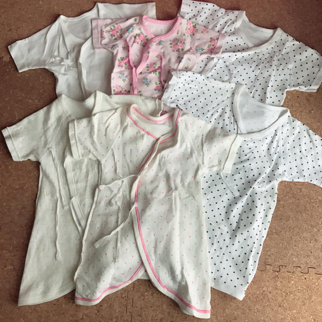 Anna Nicola(アンナニコラ)の新生児肌着set キッズ/ベビー/マタニティのベビー服(~85cm)(肌着/下着)の商品写真