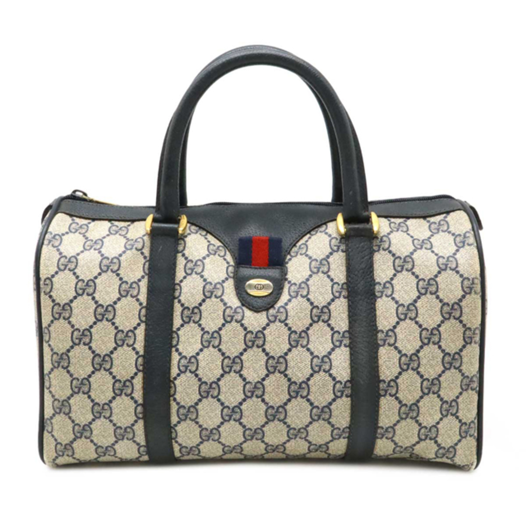 GUCCI - GUCCI グッチ オールドグッチ GGプラス ハンドバッグ GUCCI - GUCCI グッチ オールドグッチ GGプラス ハンドバッグ