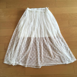 ウィゴー(WEGO)の透け感スカート(ロングスカート)