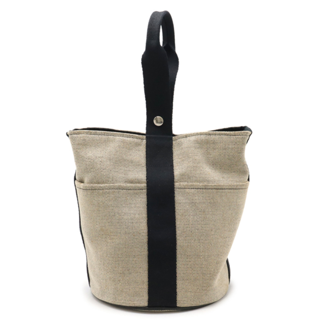 HERMES - HERMES エルメス サクソーMM ハンドバッグ トワル HERMES - HERMES エルメス サクソーMM ハンドバッグ トワル