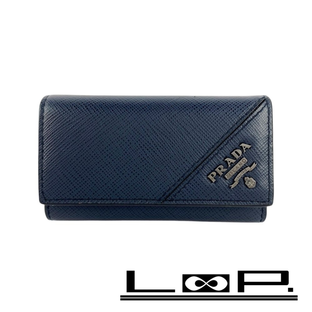 PRADA - □美品□ プラダ キーケース 6連 サフィアーノ レザー PRADA - □美品□ プラダ キーケース 6連 サフィアーノ レザー