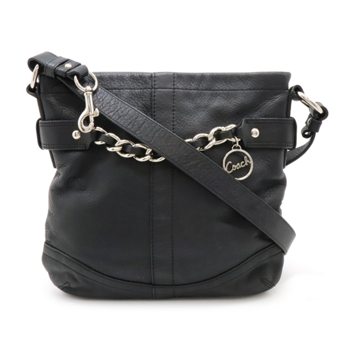COACH - COACH コーチ チェーン ロゴチャーム ショルダーバッグ COACH - COACH コーチ チェーン ロゴチャーム ショルダーバッグ
