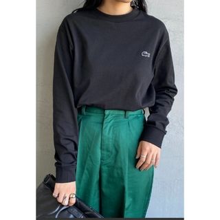 LACOSTE - LACOSTE × LOOPWHEELER 日本製 グレー ジップ LACOSTE - LACOSTE × LOOPWHEELER 日本製 グレー ジップ