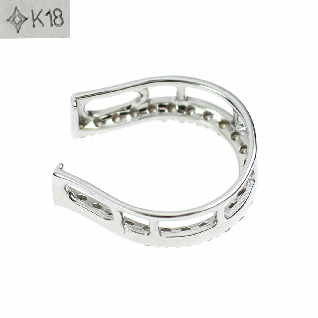 GSTV K18WG ダイヤモンド ペンダントトップ 0.22ct 馬蹄 ホース GSTV K18WG ダイヤモンド ペンダントトップ 0.22ct 馬蹄 ホース