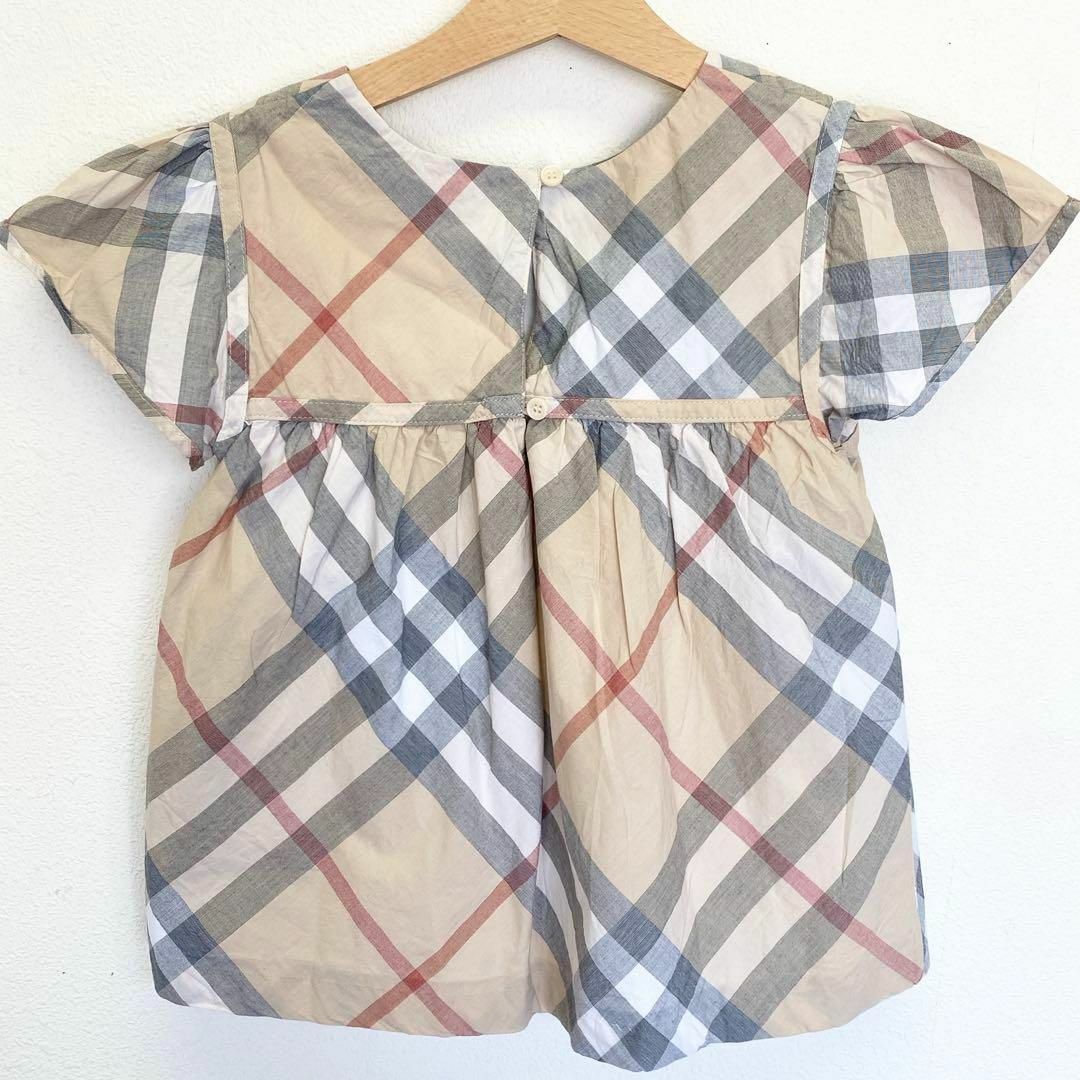 BURBERRY - 4554 美品 バーバリー キッズ チェックコットン BURBERRY - 4554 美品 バーバリー キッズ チェックコットン