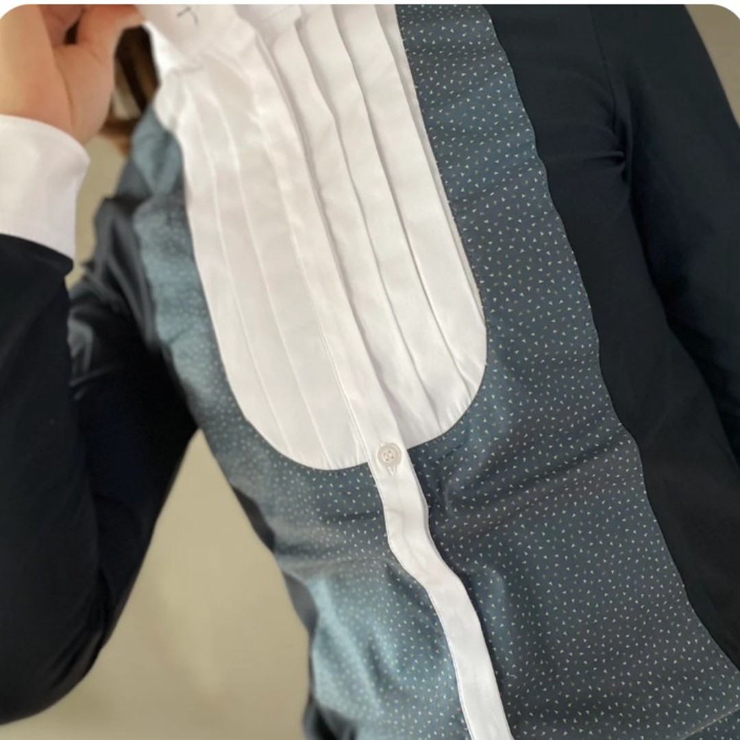 【希少！！】 LA RUE コンペティションシャツ S 長袖テクニカルショーシャツ 乗馬、馬術