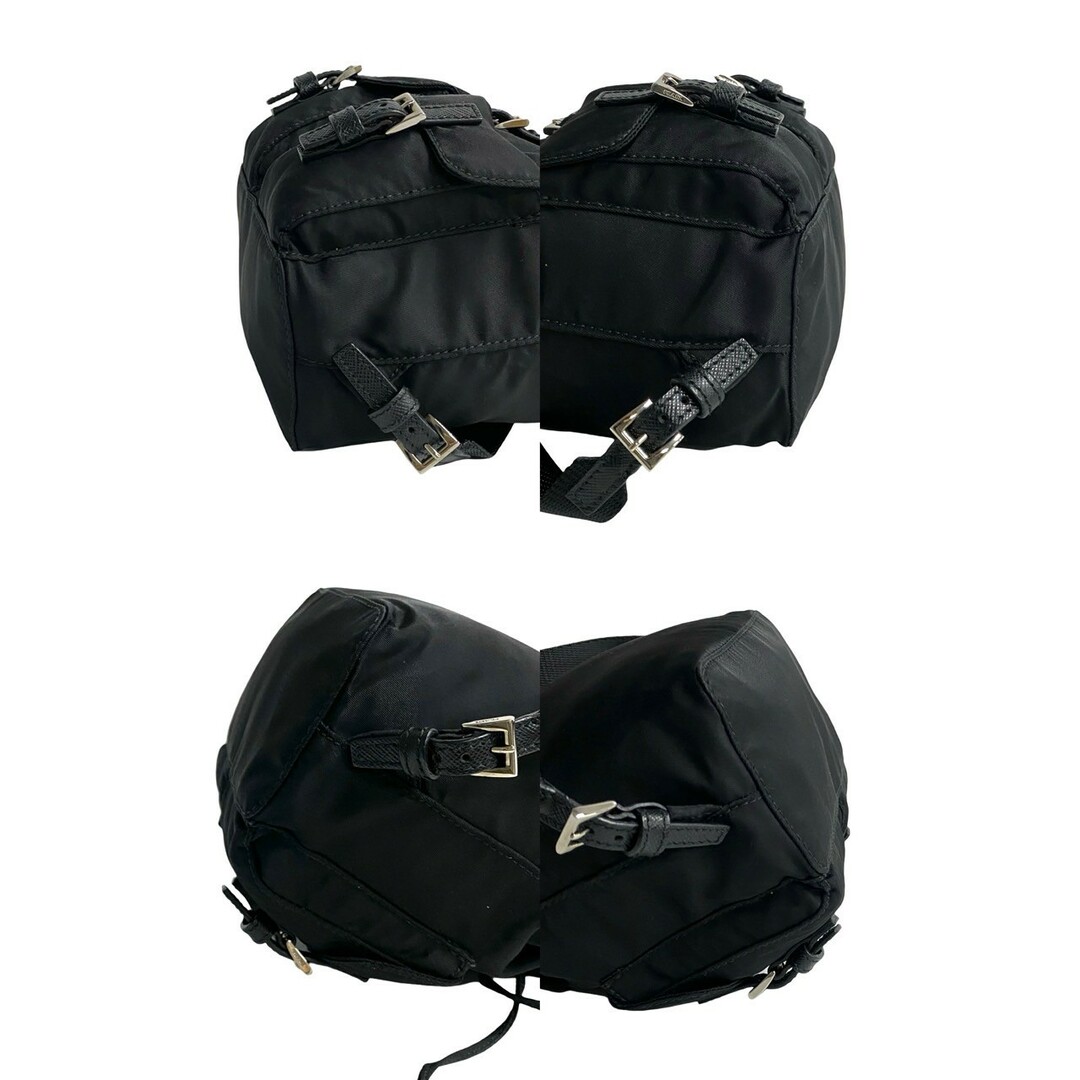 PRADA - 未使用保管品 PRADA プラダ 三角ロゴ 金具 ナイロン PRADA - 未使用保管品 PRADA プラダ 三角ロゴ 金具 ナイロン