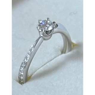 4℃ - 美品 4°C k10 ダイヤ ハート ピンキーリング ✨ 3号 リング 4℃ - 美品 4°C k10 ダイヤ ハート ピンキーリング ✨ 3号 リング