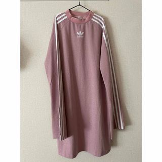 BCBGMAXAZRIA - BCBG MAXAZRIA ワンピース XS ピンクxグレーx赤 BCBGMAXAZRIA - BCBG MAXAZRIA ワンピース XS ピンクxグレーx赤
