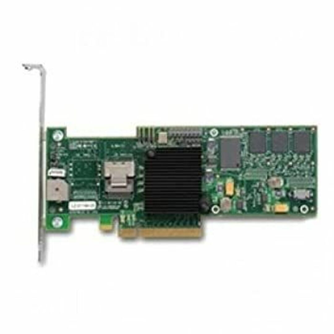 LSIロジック MegaRAID PCI Express対応 内部4ポート 3Gb/s SATA+SAS RAIDコントローラー(LSI00177) MegaRAID SAS 8704EM2 KIT スマホ/家電/カメラのPC/タブレット(PCパーツ)の商品写真
