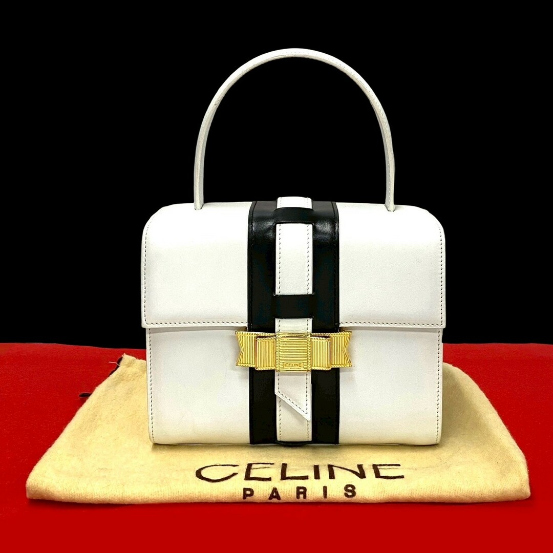 CELINE - 極 美品 袋付き CELINE セリーヌ ヴィンテージ ロゴ CELINE - 極 美品 袋付き CELINE セリーヌ ヴィンテージ ロゴ