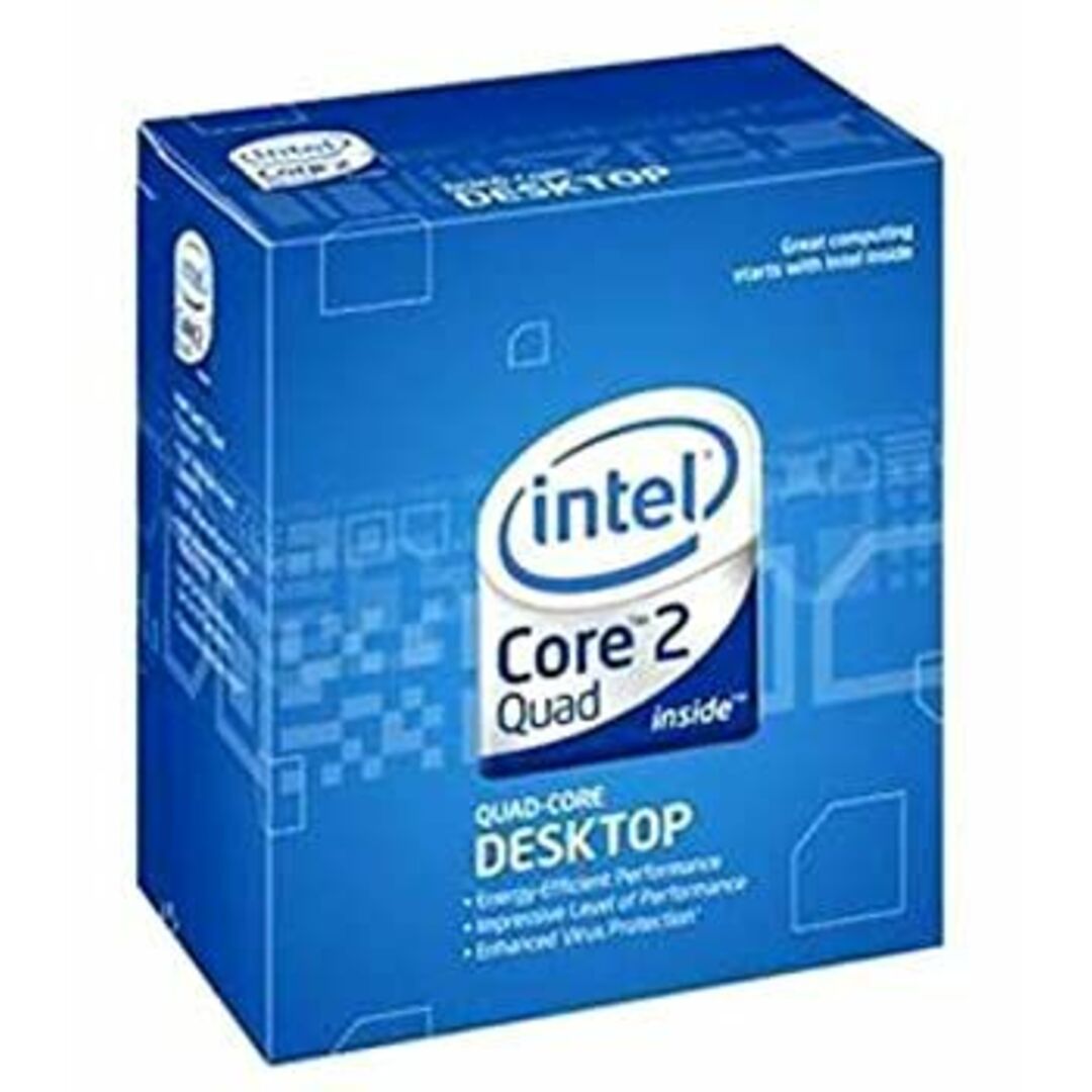 インテル Boxed Intel Core 2 Quad Q8300 2.50GHz 4MB 45nm 95W BX80580Q8300 スマホ/家電/カメラのPC/タブレット(PCパーツ)の商品写真