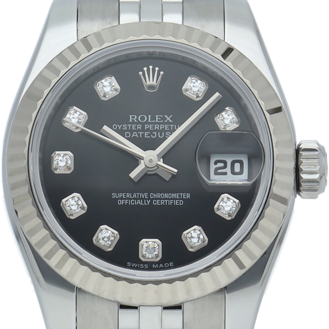 【激安セール】 ROLEX - ロレックス デイトジャスト26 レディース時計 10Pダイヤ 本体