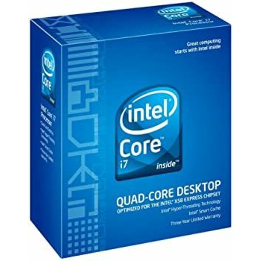 インテル Boxed Intel Core i7-940 2.93GHz 8MB 45nm 130W BX80601940 スマホ/家電/カメラのPC/タブレット(PCパーツ)の商品写真