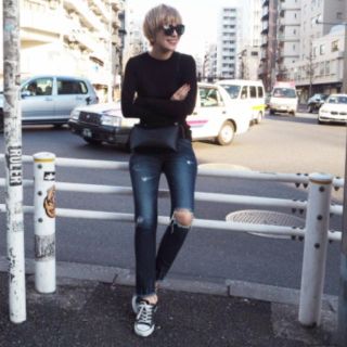 トゥデイフル(TODAYFUL)のSANDY's DENIM ダメージデニム 切りっぱなしデニム(デニム/ジーンズ)