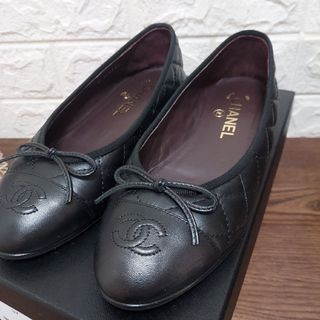 CHANEL - シャネル☆バレエシューズ☆フラットシューズ☆36の CHANEL - シャネル☆バレエシューズ☆フラットシューズ☆36の