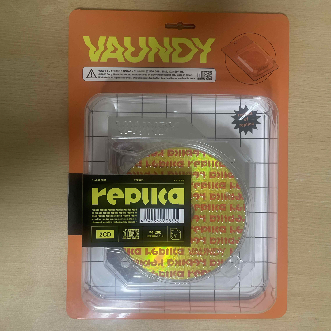 バウンディ Vaundy replica 完全生産限定盤 バッグ ステッカーの