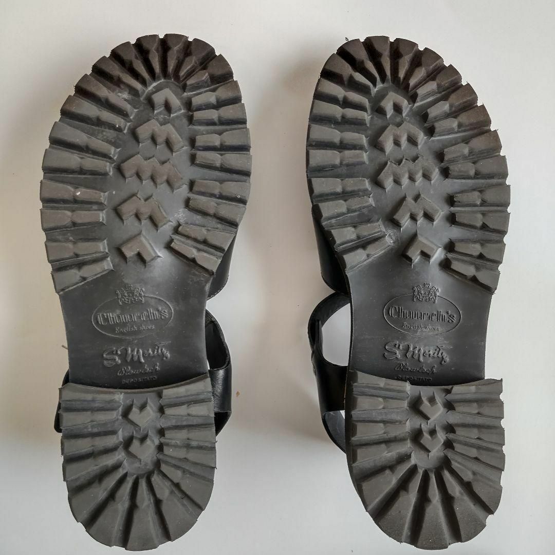 Church's - 美品 チャーチ クロス レザーサンダル アンクル Church's - 美品 チャーチ クロス レザーサンダル アンクル