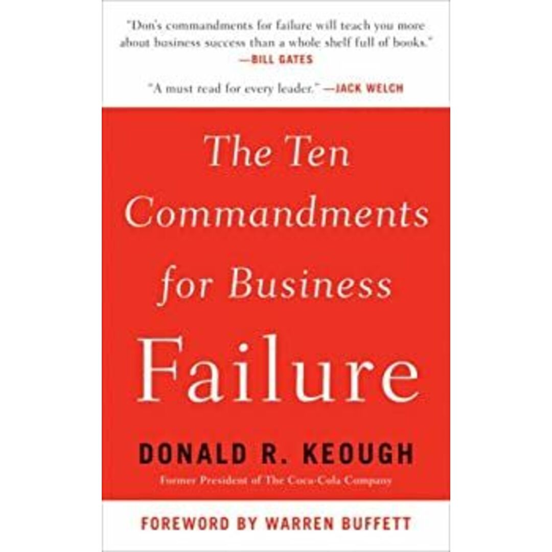 その他 The Ten Commandments for Business Failure