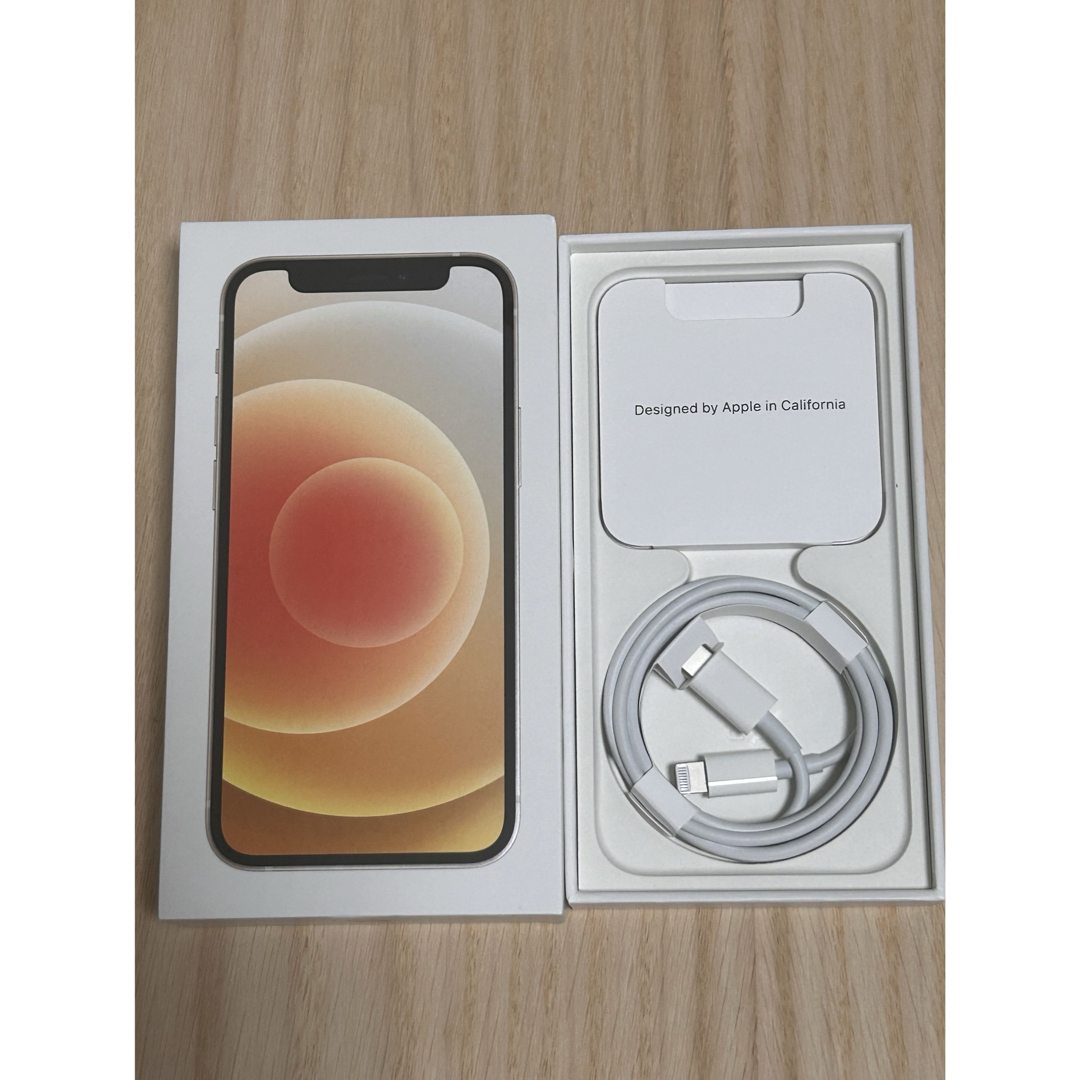 iPhone - 【バッテリー100%】 iPhone12 mini SIMフリー ホワイト