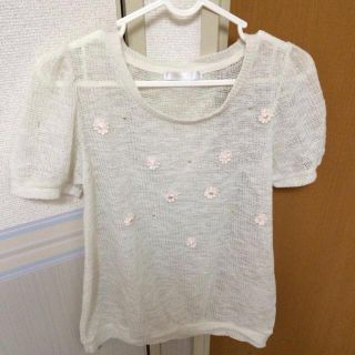 半袖ニット*(Tシャツ(半袖/袖なし))