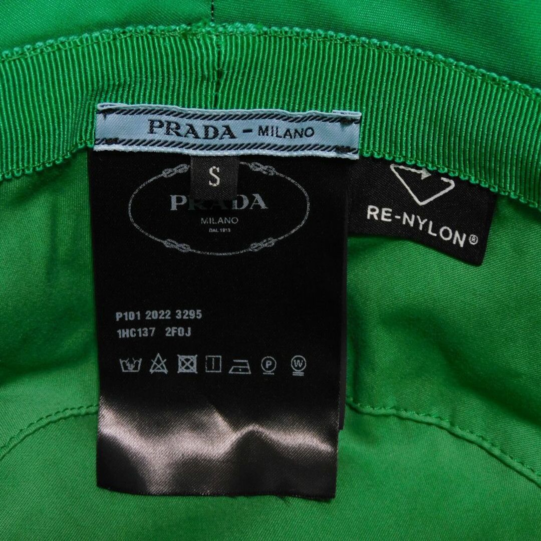 PRADA - PRADA プラダ リ ナイロン ストライプ バケット ハット PRADA - PRADA プラダ リ ナイロン ストライプ バケット ハット