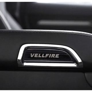ヴェルファイア センターコンソールボックス スイッチ ボタンカバー ブラック(車内アクセサリ)